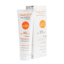 دکترژیلا کرم ضدآفتاب بی رنگspf95 مناسب انواع پوست